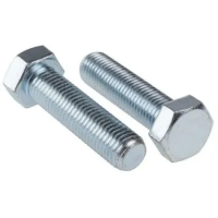 Болт шестигранный с полной резьбой М10х30 DIN 933 класс прочности 12.9 оцинкованная сталь