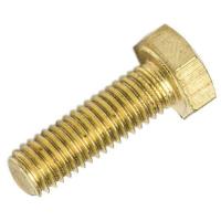 Болт шестигранный М4х6 DIN 933 латунь